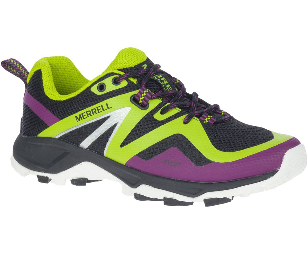Merrell Hiking Shoes Black/Green - MQM Flex 2 - Womens 39NBRAOPY